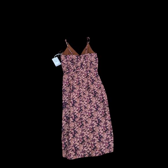Chelsea28 women's XS sleevless faux wrap in mauve midi dress - Picture 7 of 11